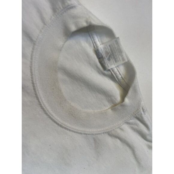 VINTAGE Wings Of Gold Motorcycle Club Graphic Pocket T-shirt Men XXL White - Picture 7 of 9